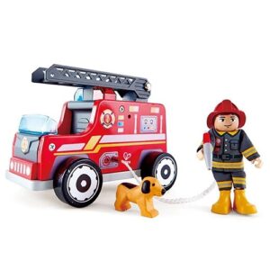 hape-houten-brandweerauto-met-brandweerman-speelgoed-het-speellab Hape houten brandweerauto met brandweerman – duurzaam brandweer speelgoed bij Het Speellab.
