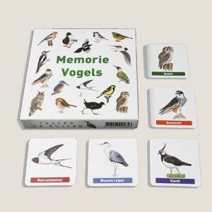 Tringa Paintings memorie vogels een educatief geheugenspel bij het Speellab