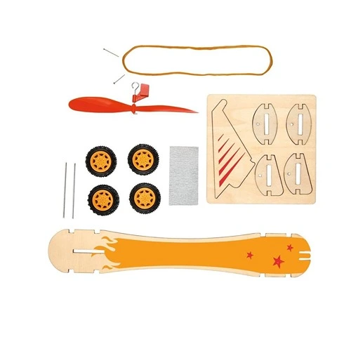 duurzaam-educatief-speelgoed-STEM-phanomint-elastiekauto-het-speellab (1) Onderdelen en bouwproces PhänoMINT elastiek auto houten STEM speelgoed bij Het Speellab
