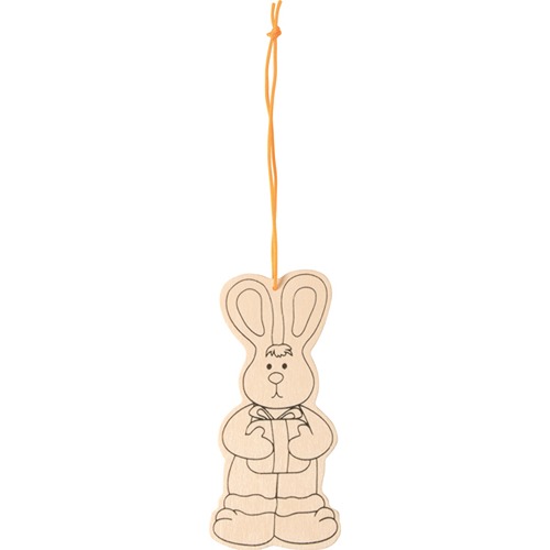 eduplay-houten-paashanger-creatief-paashaas Drie paashaasjes van hout om zelf te beschilderen, met een toutje voor het ophangen