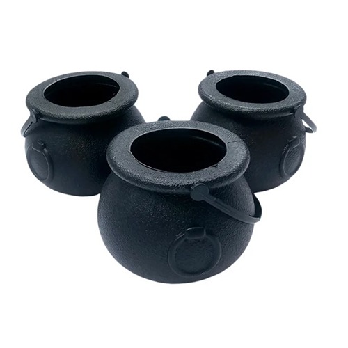 Kleine heksenpotjes voor op de sensorische speeltafel,