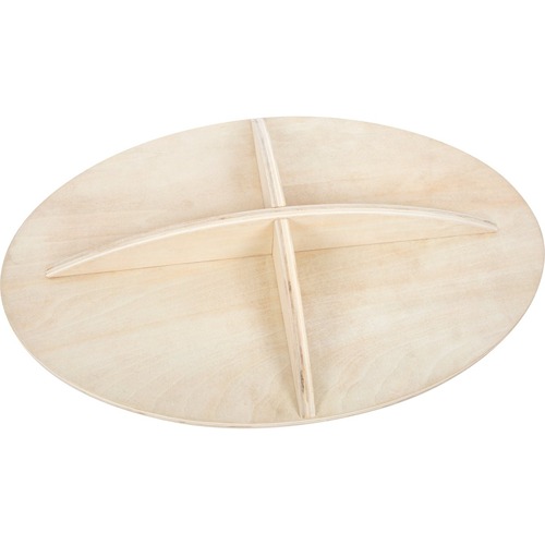 Small Foot houten balansbord speelgoed voor balansspel en motoriek onderkant