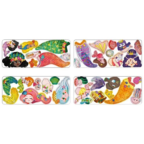 MierEdu magneet travelbox zeemeermin speelset voor kinderen handig voor onderweg