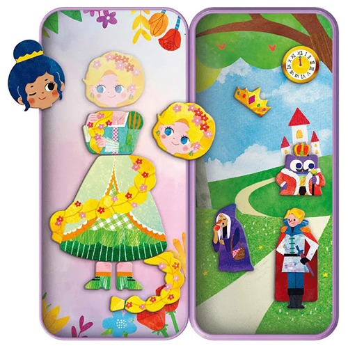 MierEdu Fairy Tales magneetbox creatief reisspeelgoed met sprookjesfiguren