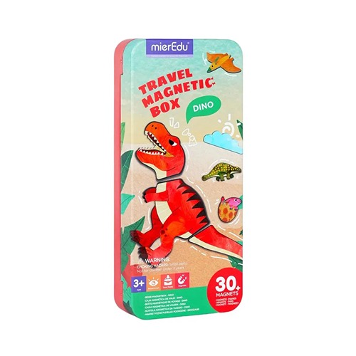 MierEdu magnetische reisbox dino’s speelgoed voor kinderen onderweg