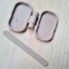 PLA vorm ijslollie met klei en zand mal van Kiddi