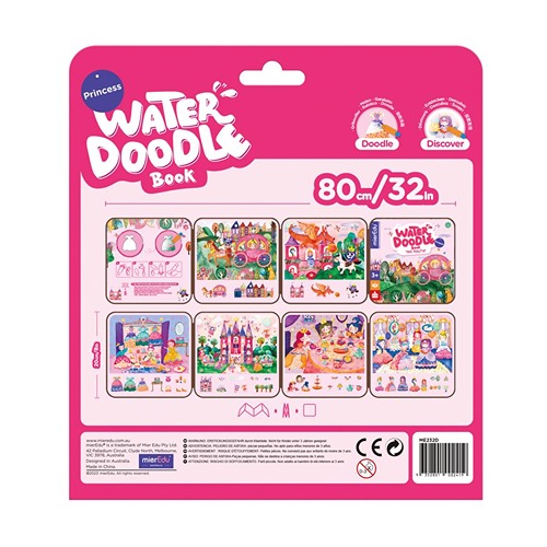 Paginas MierEdu water doodle boek met prinsessen