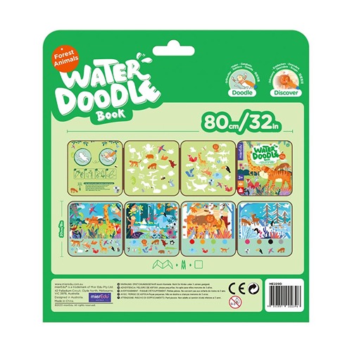 Paginas MierEdu water doodle boek met bosdieren