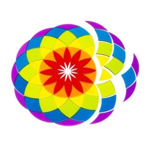 Voorbeeld van de mandala van Eduplay in een cirkel