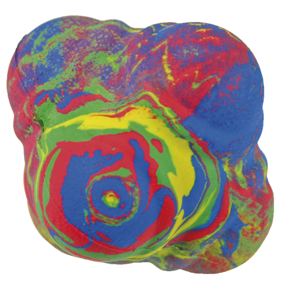 Eduplay Reactiebal Small van 6,4 cm gemaakt van stevig materiaal voor reflex- en behendigheidstraining bij kinderen.