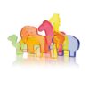 De set wilde dieren van eduplay op de lichtafel