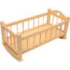 Small Foot houten poppenwieg naturel van blank gelakt hout