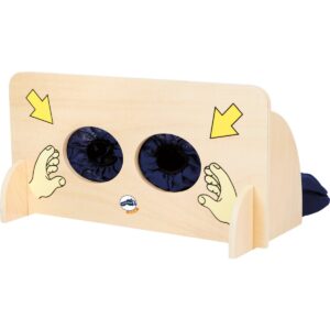Small Foot zintuiglijk spel gevoelsmuur Sense-Game Touch Wall van robuust hout.