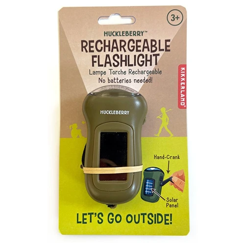 Kikkerland Huckleberry Rechargeable Flashlight
